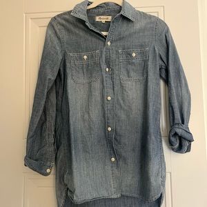 Madewell denim button down
